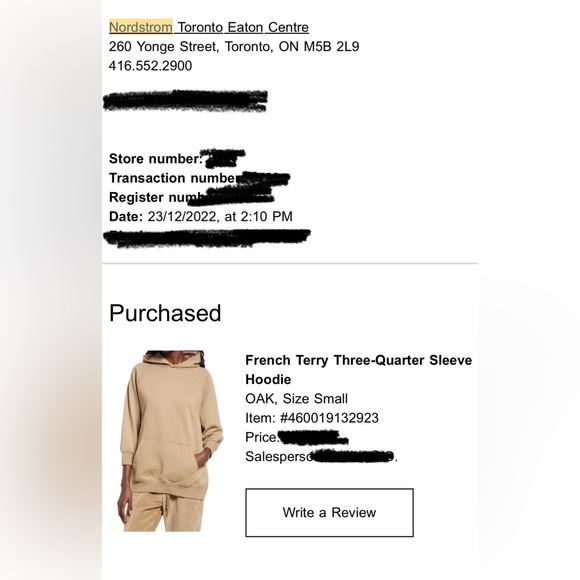 ESSENTIALS French Terry Three-Quarter Sleeve 77 Hoodie- small - Picture 9 of 9